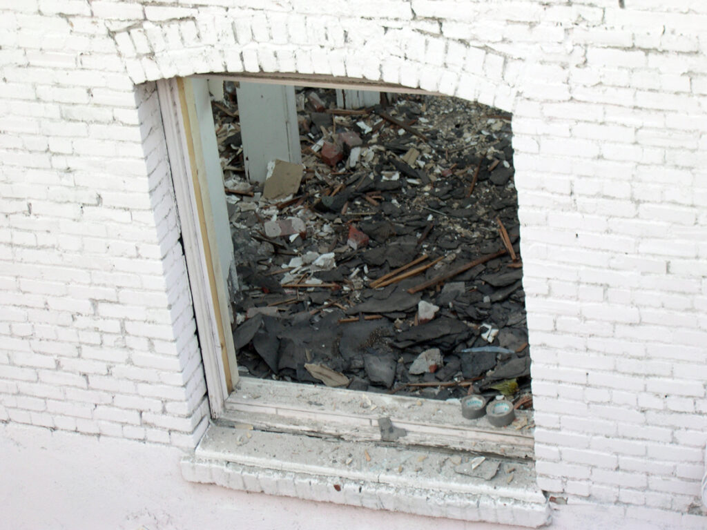 rubble window