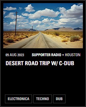 Desert Road Trip w/ C-Dub